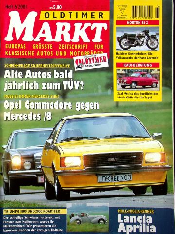 Deckblatt Oldtimer Markt (06/2001)